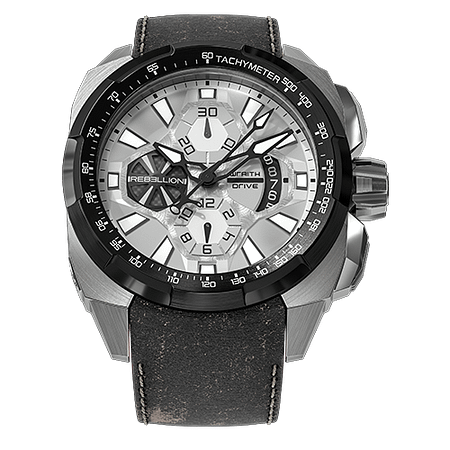 Rebellion Wraith Drive ChronographTitanium / Black PVD Titanium