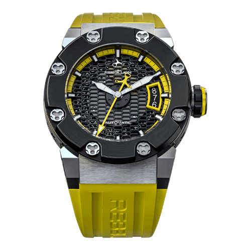 Rebellion Predator S 3 HandsTitanium / Ceramic / Yellow