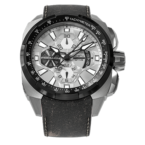 Rebellion Wraith Drive ChronographTitanium / Black PVD Titanium