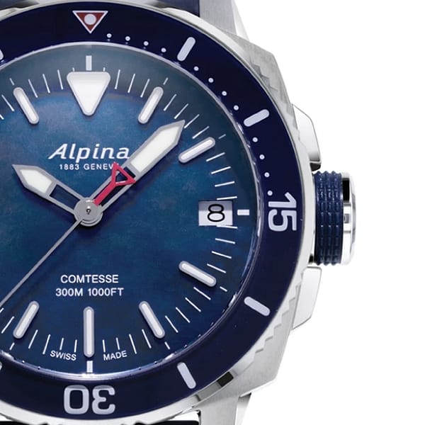 Alpina Seastrong Diver Comtesse Navyblau - Image 5