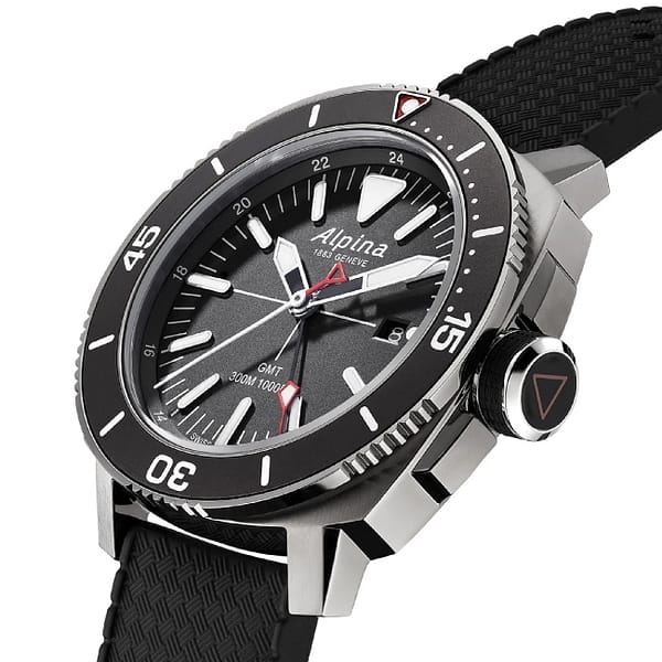 Alpina Seastrong Diver 300 GMT Grau – Image 3