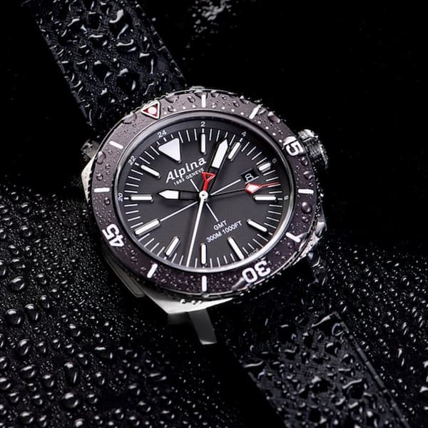 Alpina Seastrong Diver 300 GMT Grau – Image 6
