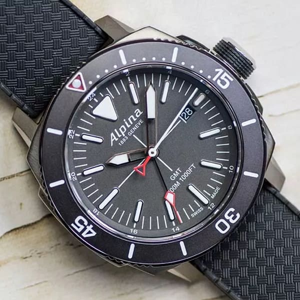 Alpina Seastrong Diver 300 GMT Grau – Image 4