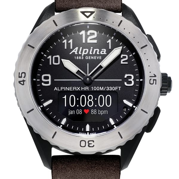 Alpina AlpinerX Alive Smartwatch Schwarz-Braun - Image 2