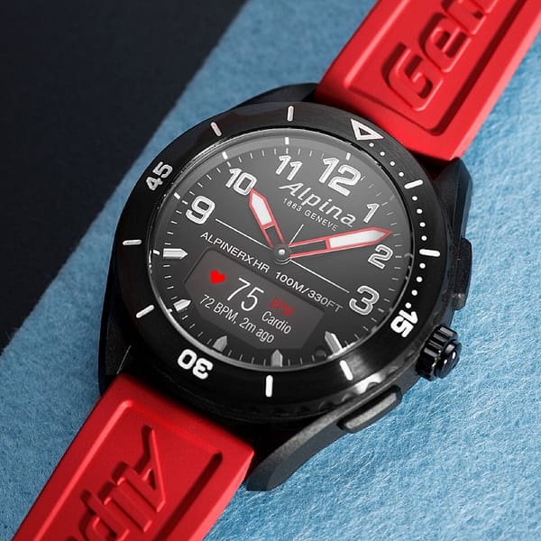 Alpina AlpinerX Alive Smartwatch Schwarz-Rot – Image 5