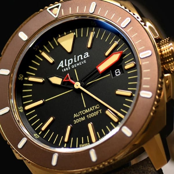 Alpina Seastrong Diver 300 Schwarz - Image 3