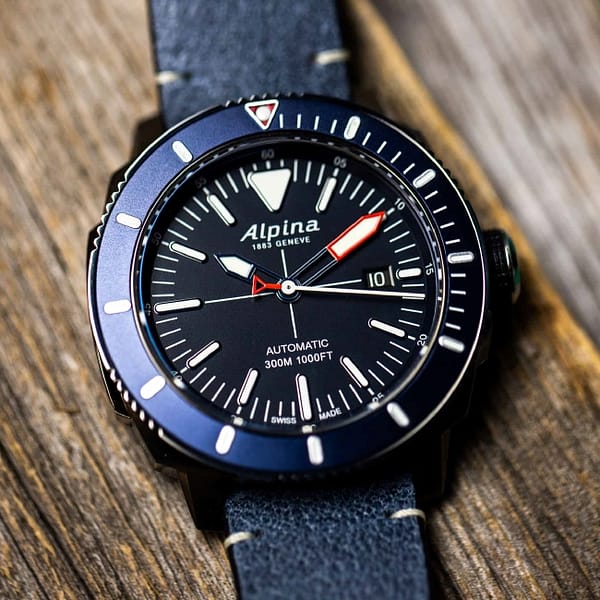Alpina Seastrong Diver 300 Navy Blau - Image 5