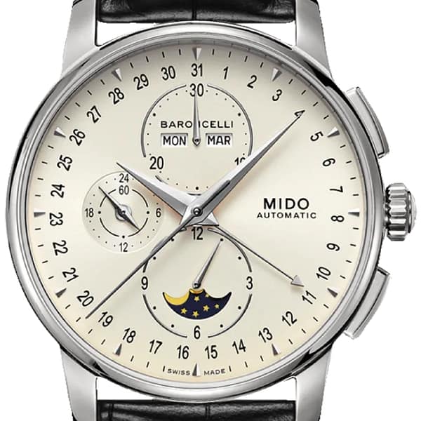 Mido Baroncelli Automatik Chronograph Moonphase – Image 3