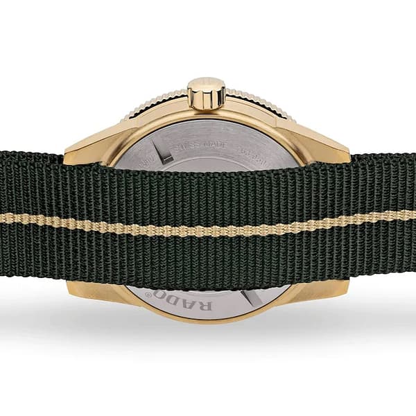 Rado HyperChrome Captain Cook XL Automatik Bronze / Nato grün – Bild 3