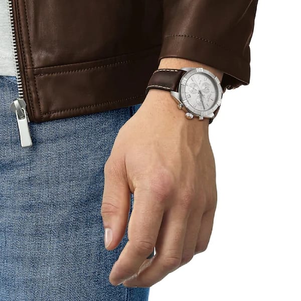 Tissot PR 100 Sport Gent Chronograph Leder braun - Image 4
