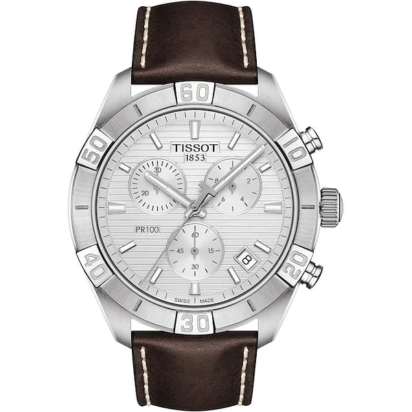 Tissot PR 100 Sport Gent Chronograph Leder braun
