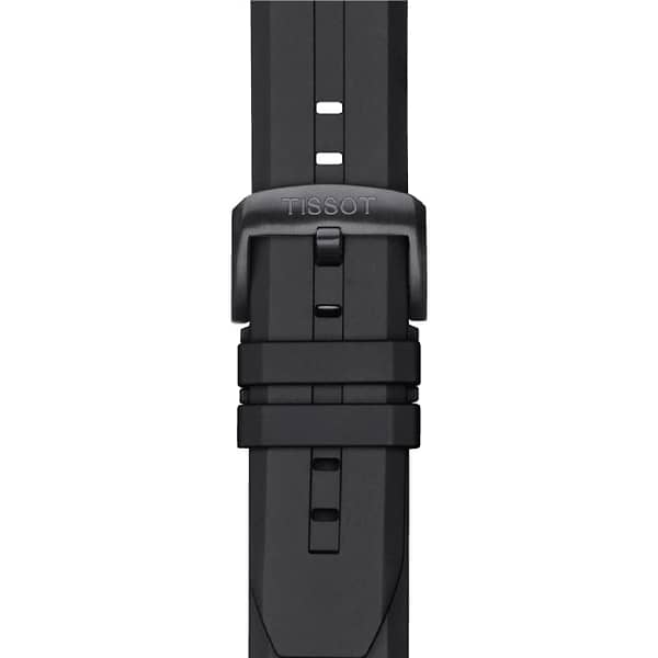 Tissot T-Touch Connect Solar Smartwatch Titan PVD Rosé mit schwarzem Kautschukarmband - Image 7