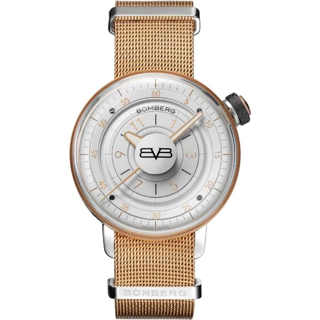 Bomberg BB-01 White & Gold Lady