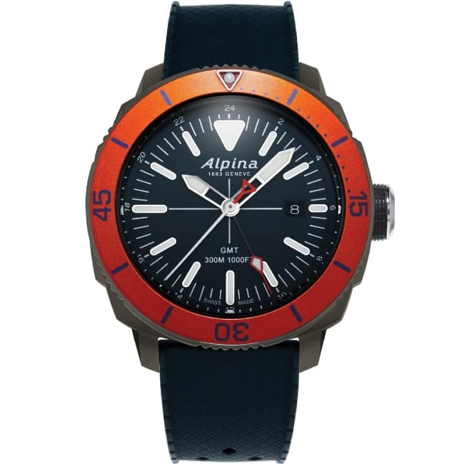 Alpina Seastrong Diver 300 GMT Blau