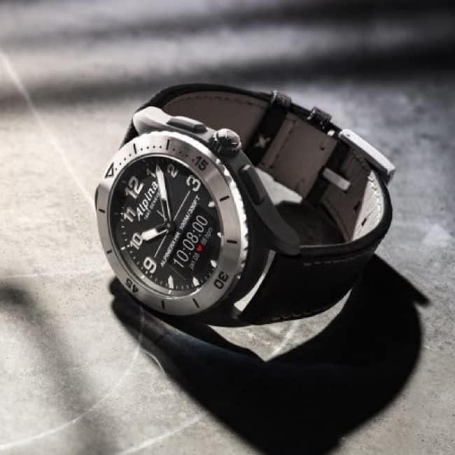 Alpina AlpinerX Alive Smartwatch Schwarz-Braun – Image 5