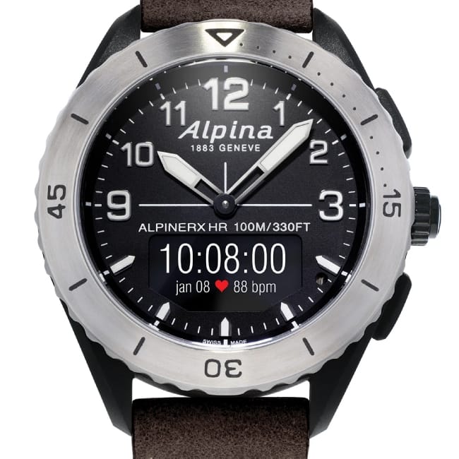 Alpina AlpinerX Alive Smartwatch Schwarz-Braun – Image 2