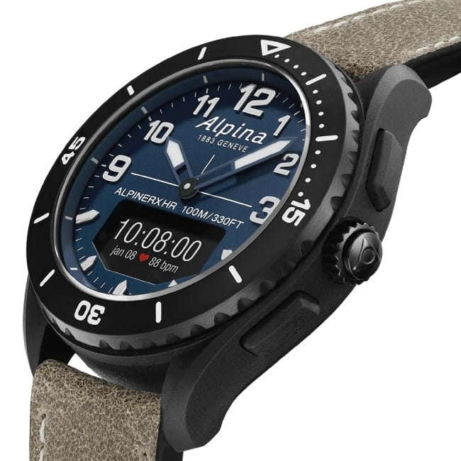Alpina AlpinerX Alive Smartwatch Schwarz-Beige – Image 3