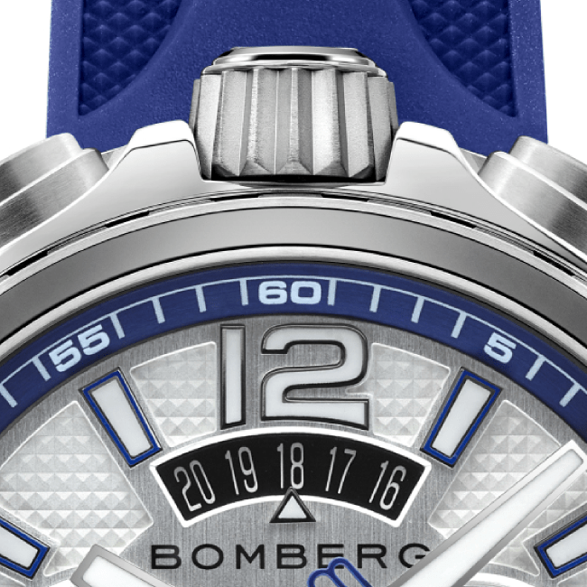 Bomberg Bolt-68 Steel & Blue Sapphire Chronograph – Image 6