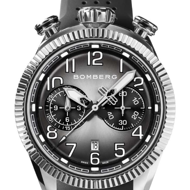 Bomberg BB-68 Smoked Black Chronograph - Image 3