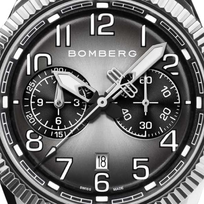 Bomberg BB-68 Smoked Black Chronograph - Image 4